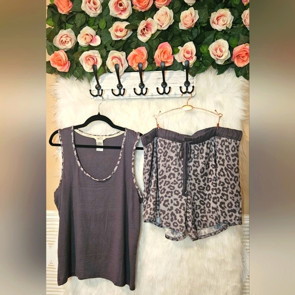Lucky Brand Ultra Soft Tank & Shorts Pajama Set - Picture 1 of 7